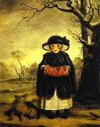 Sir Joshua Reynolds, Lady Caroline Scott as 'Winter'